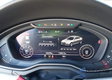 2019 Audi A4 45 Premium z USA, uszkodzony, nr VIN WAUENAF44KN014963